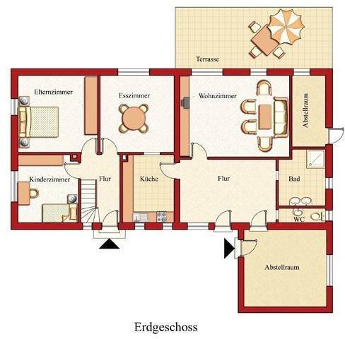 Ferienhaus für 6 Personen, mit Terrasse und Garten, mit Haustier in Nesse - 4