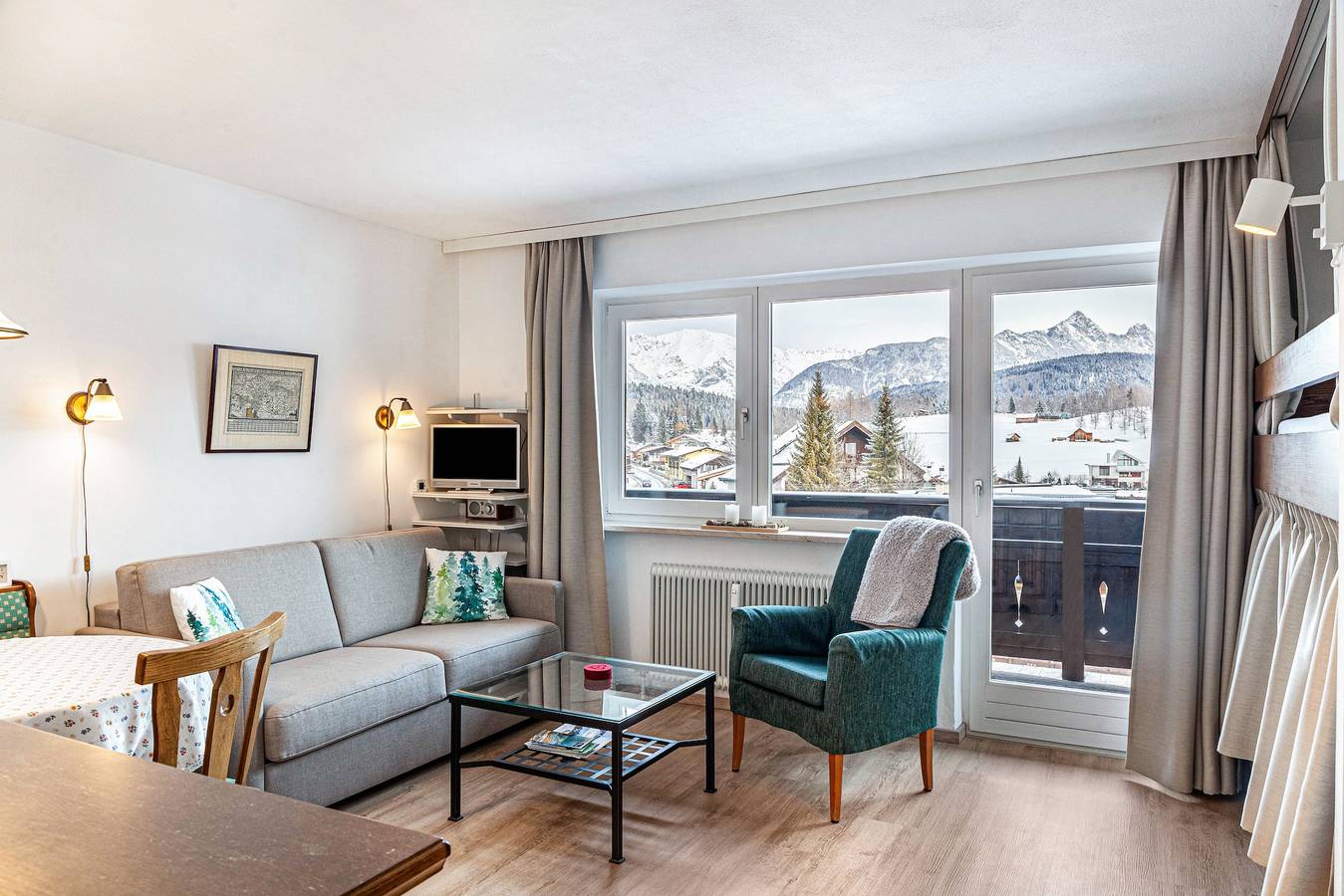 Appartement entier, Appartement 'Haus Excelsior Top 22' avec vue sur les montagnes, jardin partagé et Wi-Fi. in Seefeld in Tirol, District d'Innsbruck-Land