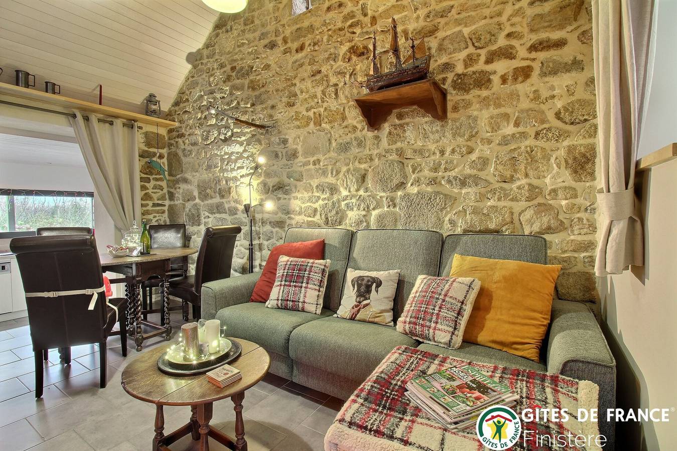 Casa de huéspedes para 2 personas con terraza in Cléder, Ceinture Dorée