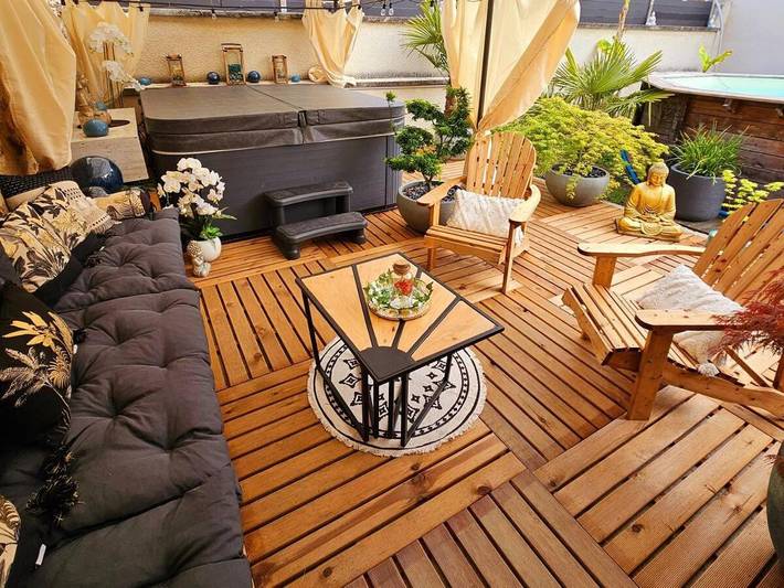 Location de vacances pour 13 personnes, avec jardin ainsi que vue et piscine, animaux acceptés dans Saudoy - 2