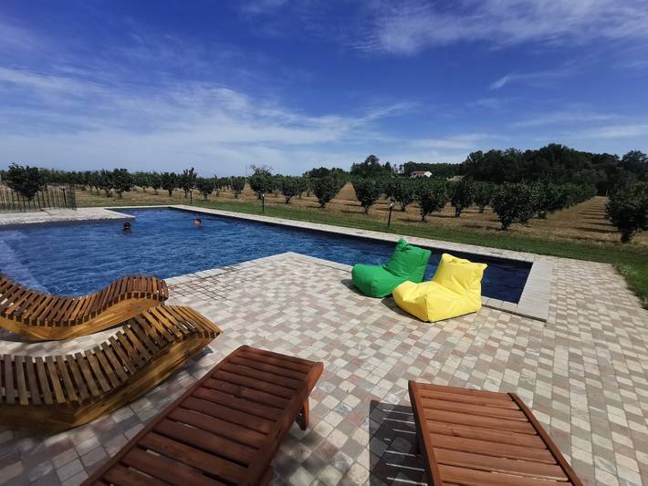 Villa "Domus Nirale" with Pool, Terrace & Wi-Fi in Bagnoregio, Viterbo Province
