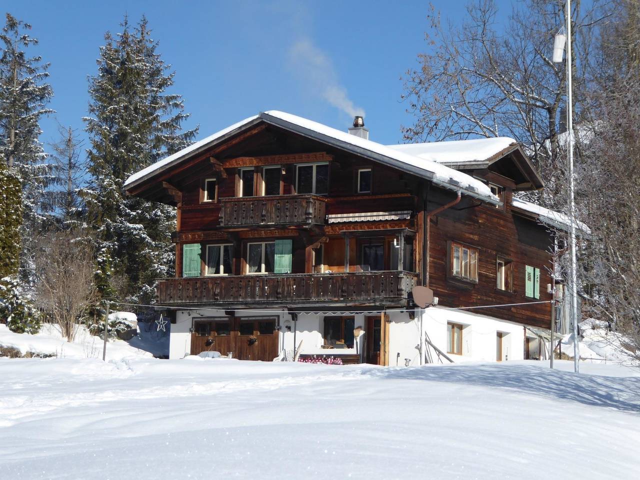 Ganze Wohnung, Sonnegg in Gsteig, Frutigen - Lenk - Adelboden