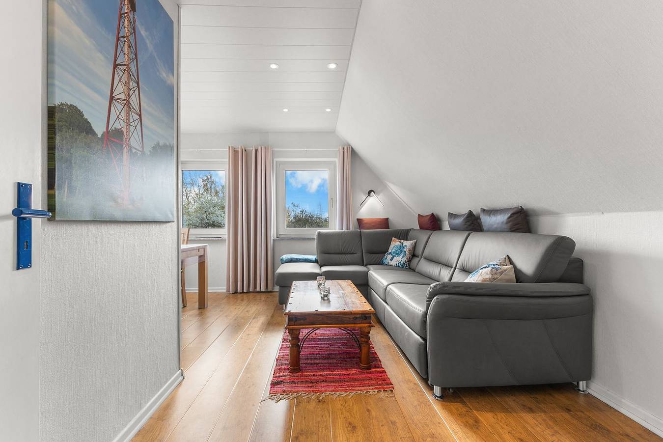 Ganze Wohnung, Ferienwohnung „Up Böhn“ - Stilvoller Rückzugsort im ehemaligen Heuboden in Upleward, Krummhörn