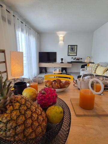 Gîte pour 4 personnes, avec vue dans Plage des Raisins Clairs