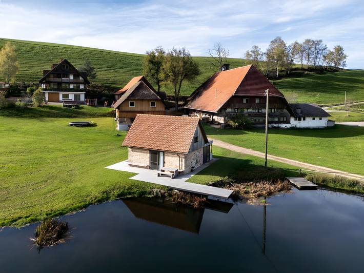 Ferienhaus für 5 Personen, mit Garten und Balkon sowie Seeblick - 1
