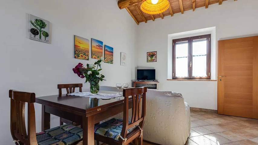 Ferme pour 4 personnes, avec piscine et jardin à Buonconvento - 4