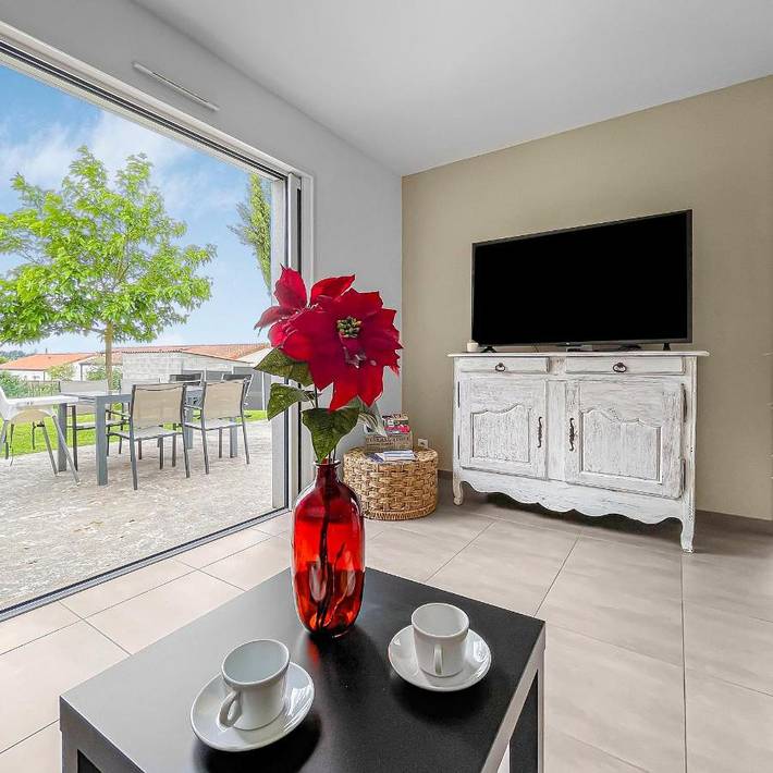Villa pour 7 personnes, avec Terrasse ainsi que Jardin et Vue