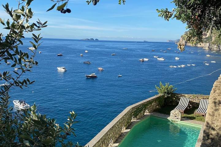 Villa mit pool für 4 Personen, mit Pool und Garten in Positano