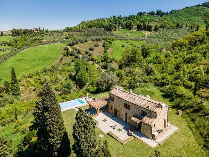 Ferienhaus für 4 Personen, mit Garten und Pool