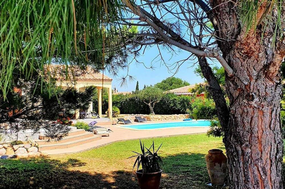 Loue maison avec piscine à proximité de la mer in La Palme, Côte d'Améthyste