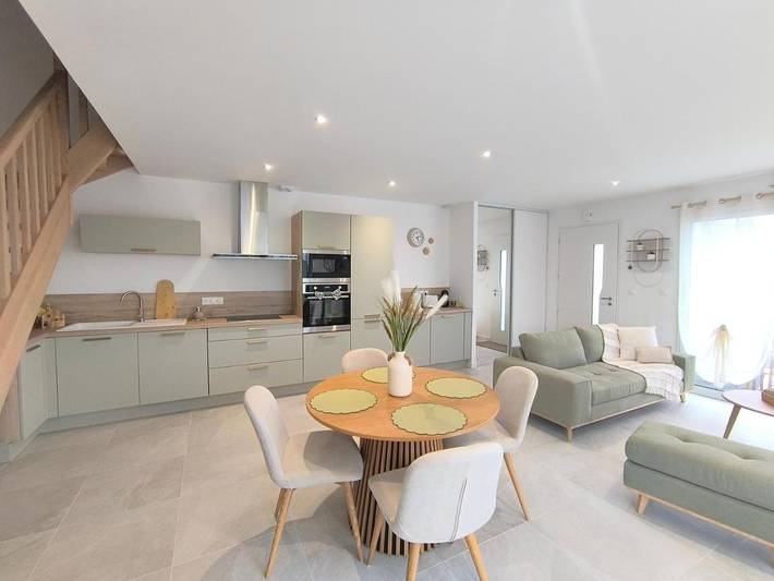 Location de vacances pour 4 personnes, avec jardin à Biville-sur-Mer