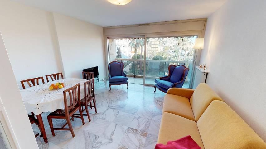 Gîte pour 4 personnes, avec vue sur l’océan ainsi que balcon et balcon/terrasse dans Port de Menton Garavan - 3