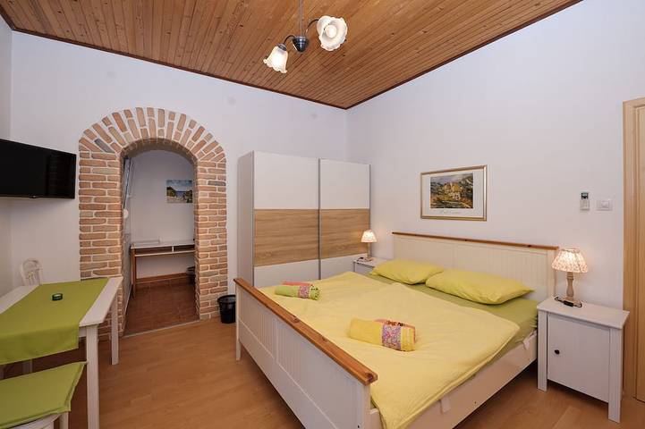 Haus mit Blick auf Paradies Strand in Lopar, Rab