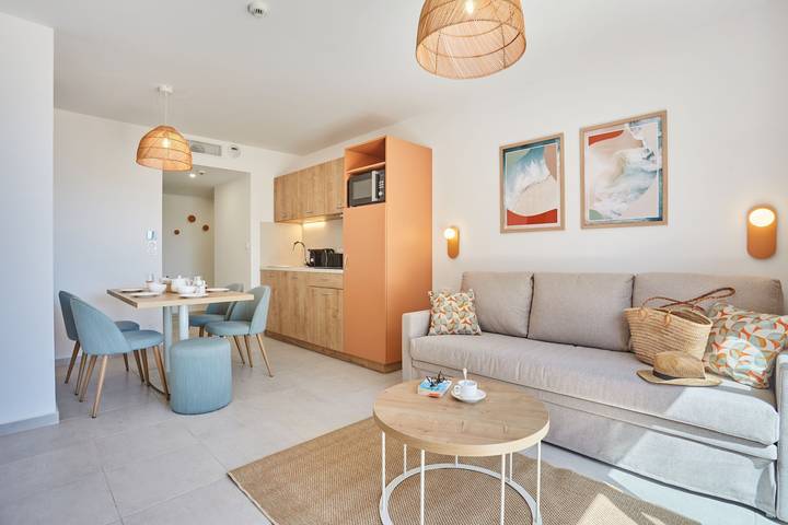 Studio pour 2 personnes, avec Piscine à Giens