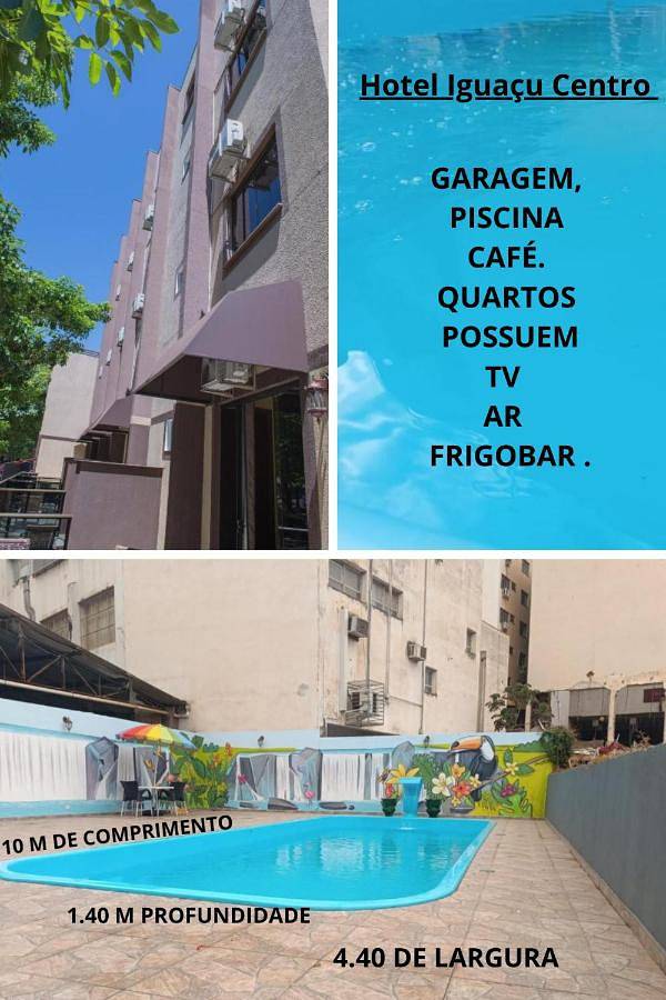 Apartamento para 2 personas, con piscina además de vistas y balcón en Foz do Iguaçu