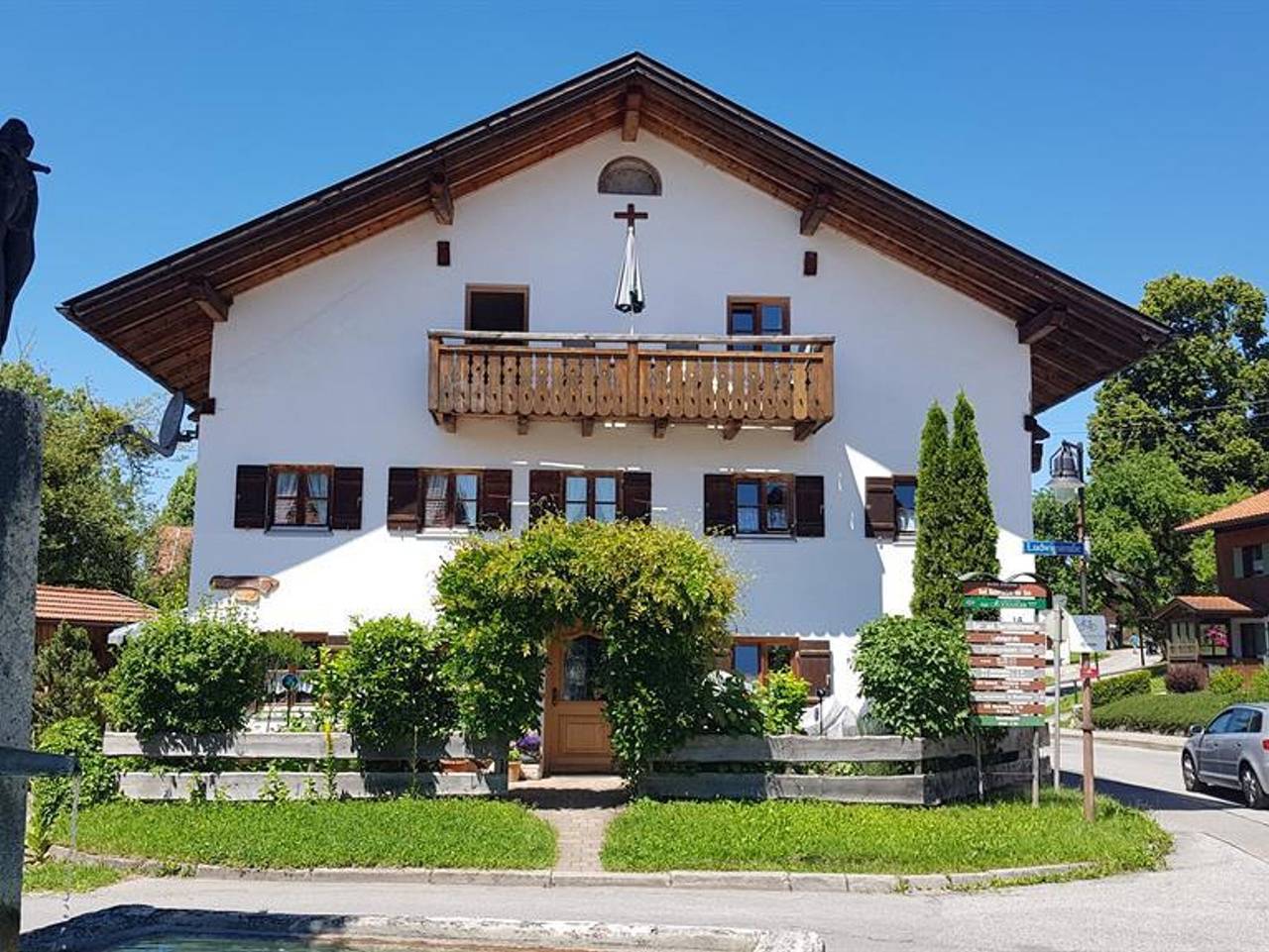 Ganze Ferienwohnung, Ferienwohnung am Marienbrunnen - Ferienwohnung (2 Schlafz.) in Bad Bayersoien, Bayerische Alpen