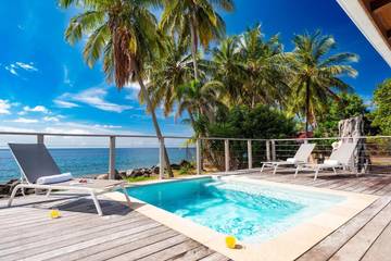 Villa pour 10 personnes, avec terrasse et jardin ainsi que piscine et vue à Saint-Pierre (ville)