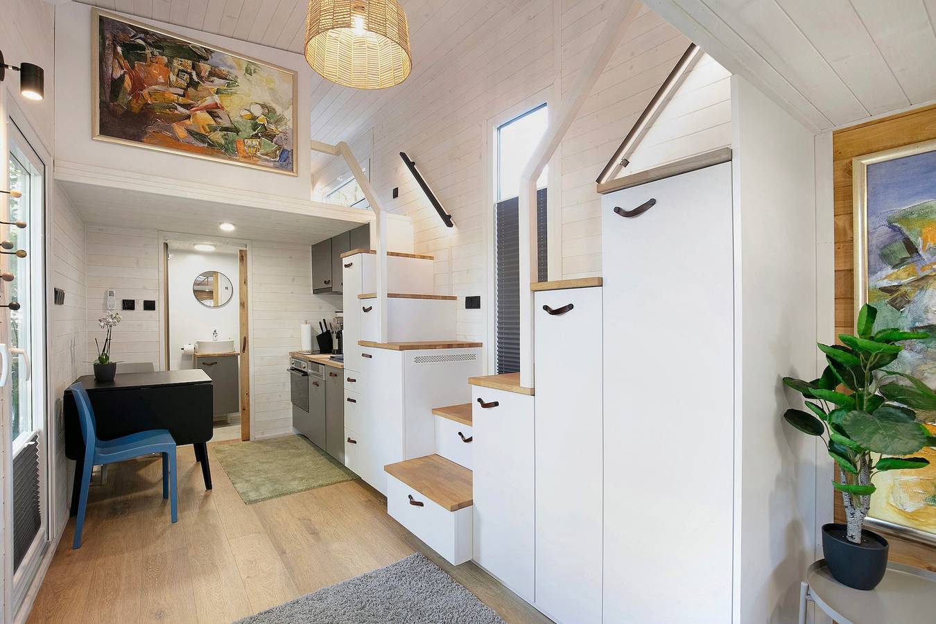 Ganze Ferienwohnung, Tiny Home 'Tiny House Nr 5' mit privater Terrasse, Wi-Fi und Klimaanlage in Caputh, Schwielowsee