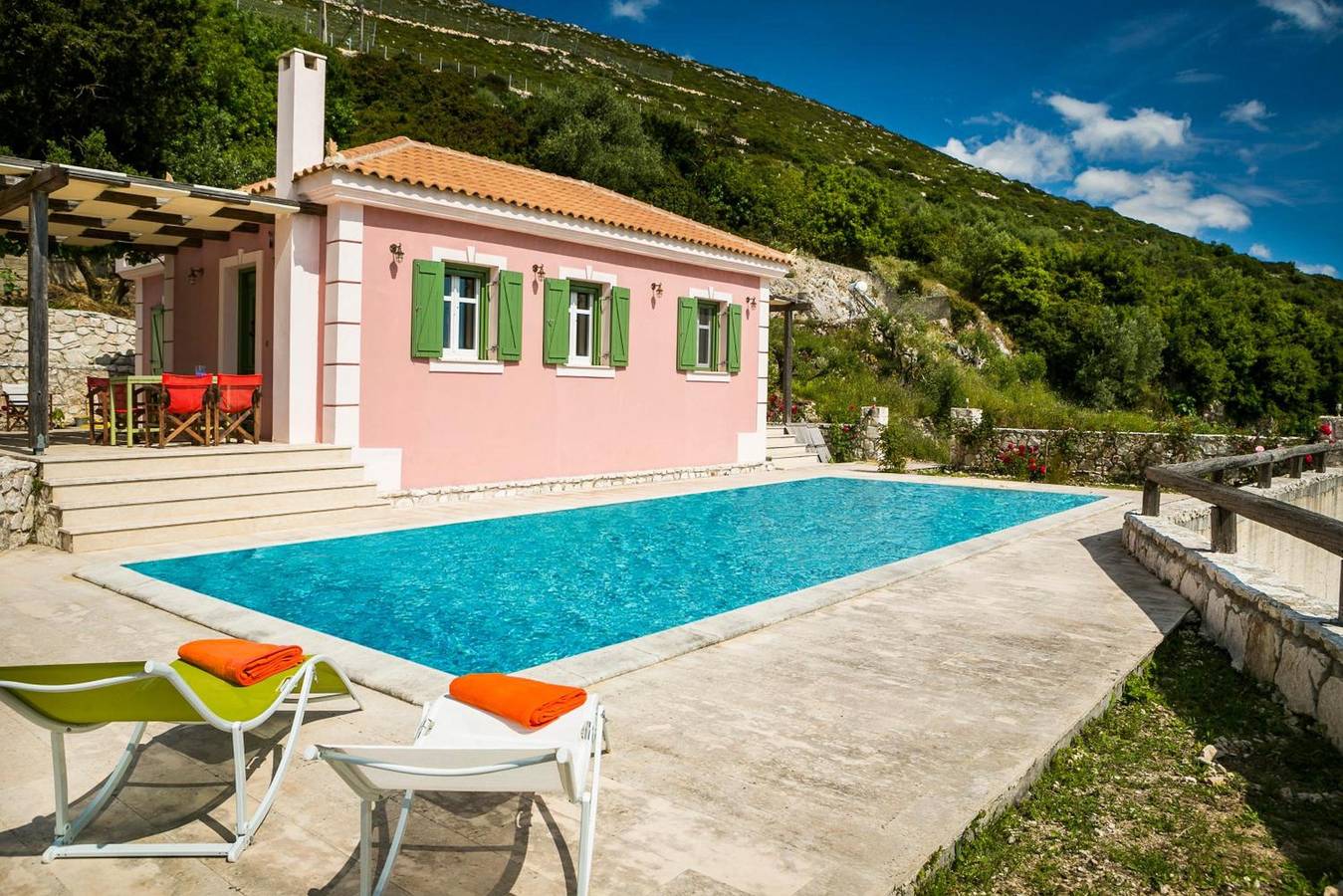 Villa 'Country  Atheras' with Sea View, Wi-Fi and Air Conditioning in Kefalonia