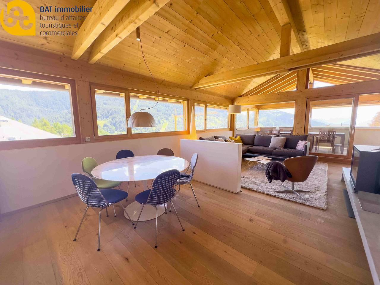 Bellevue n°37, modernes und helles Chalet in Chalais (Schweiz), Walliser Alpen