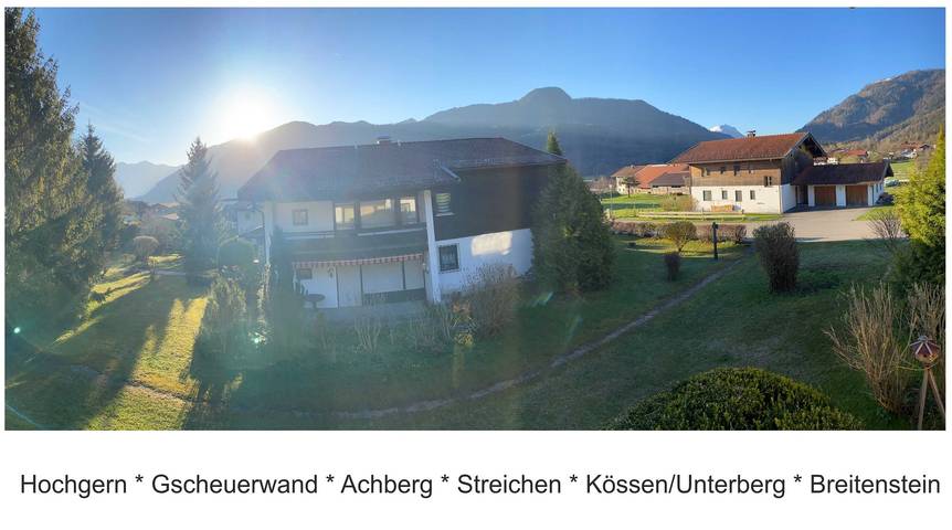 Ganze Ferienwohnung, AlpenKastl - AlpenKastl für 1-3 Personen 40 qm, Wohnküche, Schlafzimmer, Du/Wc, Balkon, WLAN in Schleching, Bayerische Alpen