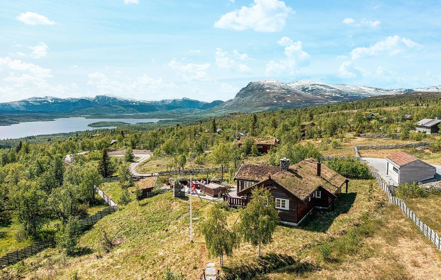 Feriehus for 8 personer med terrasse in Lykkja, Hemsedal