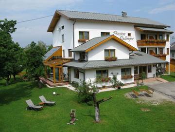 Ferienwohnung für 2 Personen, mit Ausblick und Balkon sowie Seeblick und Garten in Weyregg am Attersee