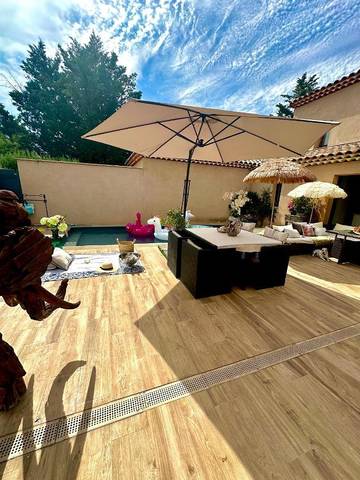 Gîte pour 2 personnes, avec terrasse et piscine, animaux acceptés à Bouc-Bel-Air