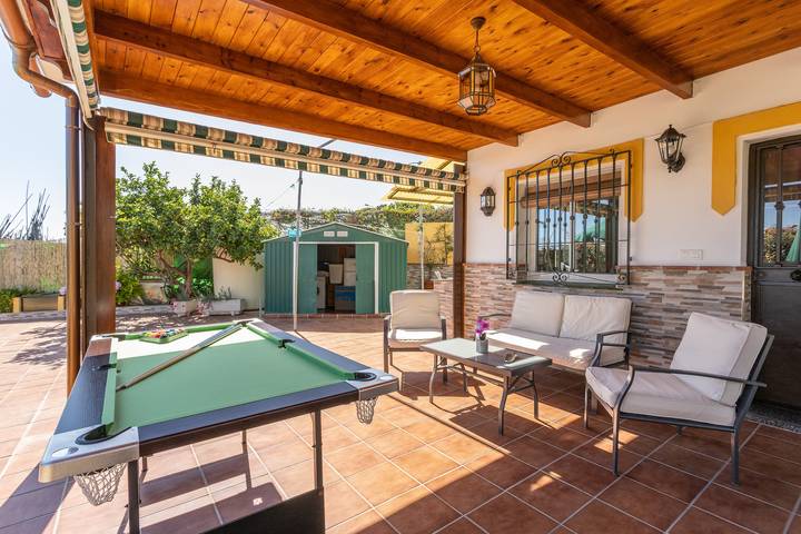 Vacation Home Casita Puente Viejo with Pool, Wi-Fi, A-C, Terraces & Garden in Nerja Centre, Nerja