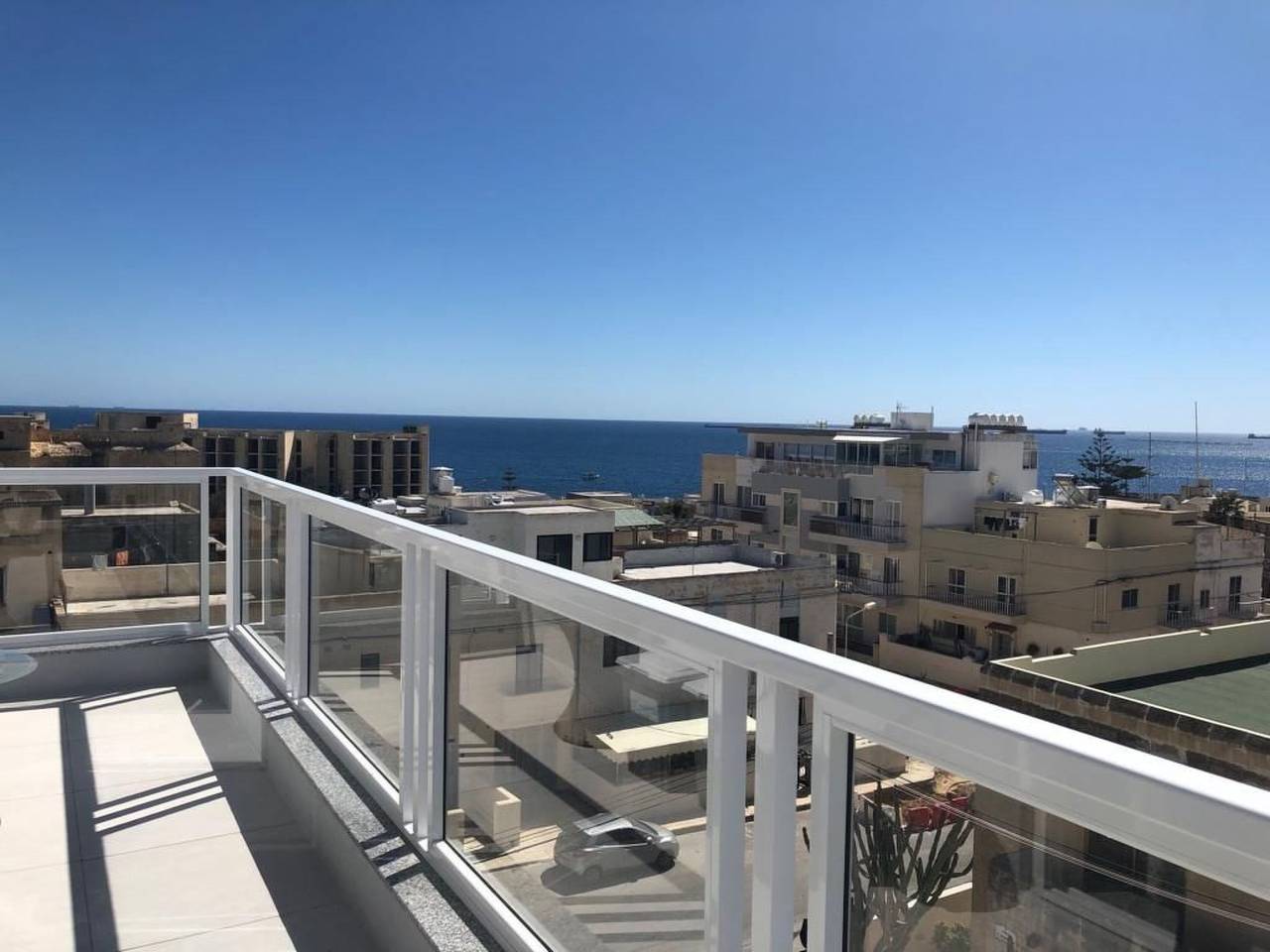 Appartement entier, 3. Appartement mit Meerblick in Strandnähe in Marsaskala, Île de Malte