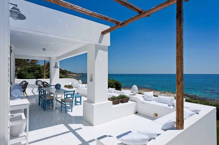 Villa pour 4 personnes, avec balcon à Fontane Bianche