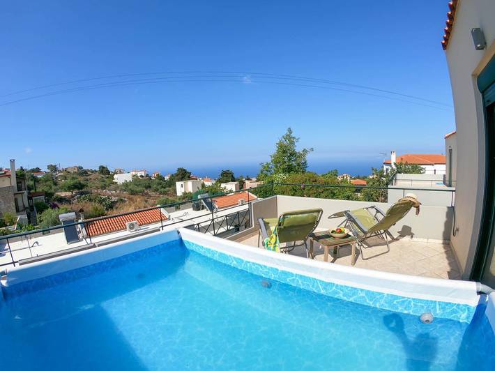 Villa für 6 Personen, mit Whirlpool und Terrasse in Chania und Umgebung
