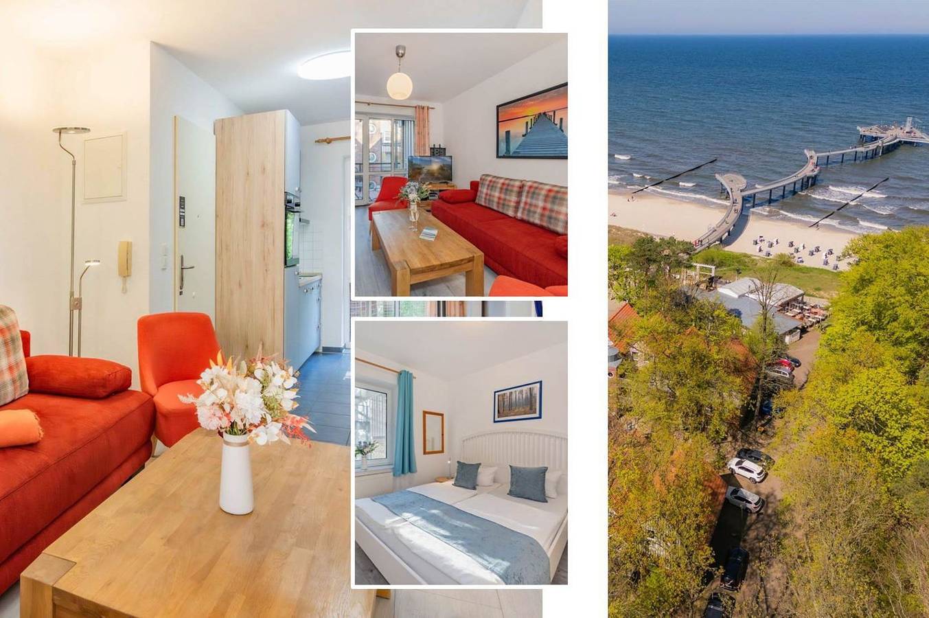 Apartamento entero, Apartamento de vacaciones para 3 personas con balcón in Ostseebad Koserow, Koserow