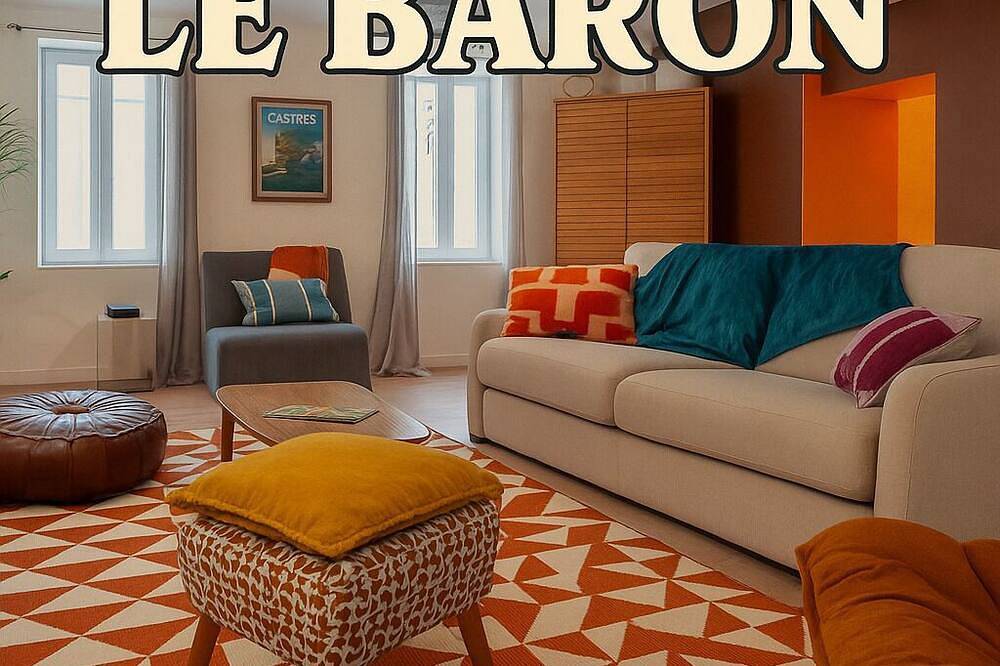Appartement entier, Le Baron - hyper centre - clim/garage fermé/terrasse in Castres, Région de Castres