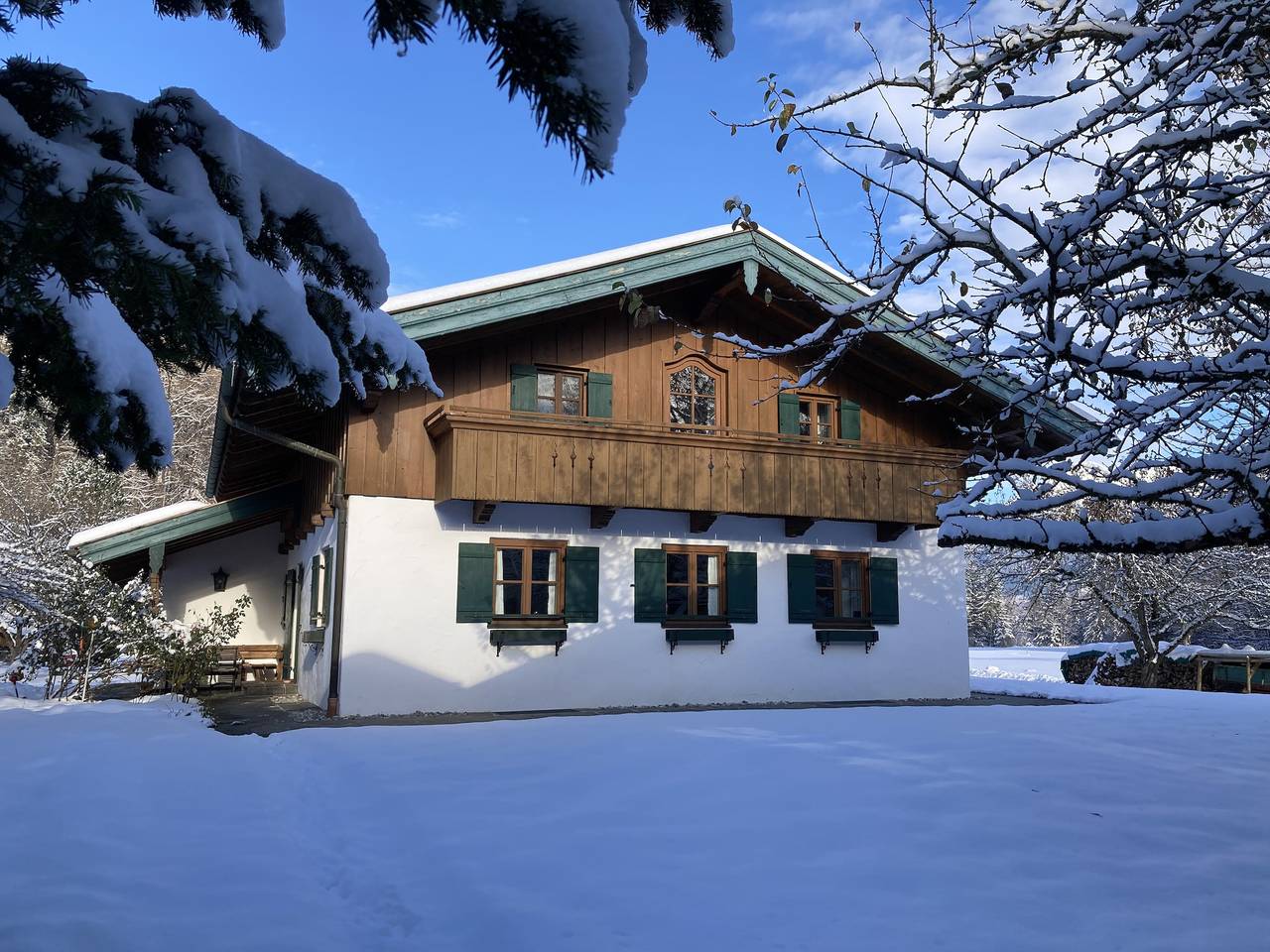 Ferienhaus Lois & Lisl - Ferienhaus 1 - 6 Personen, 130 qm, 2 sep. Schlafzimmer, 2 Bäder, Wlan in Schleching, Bayerische Alpen
