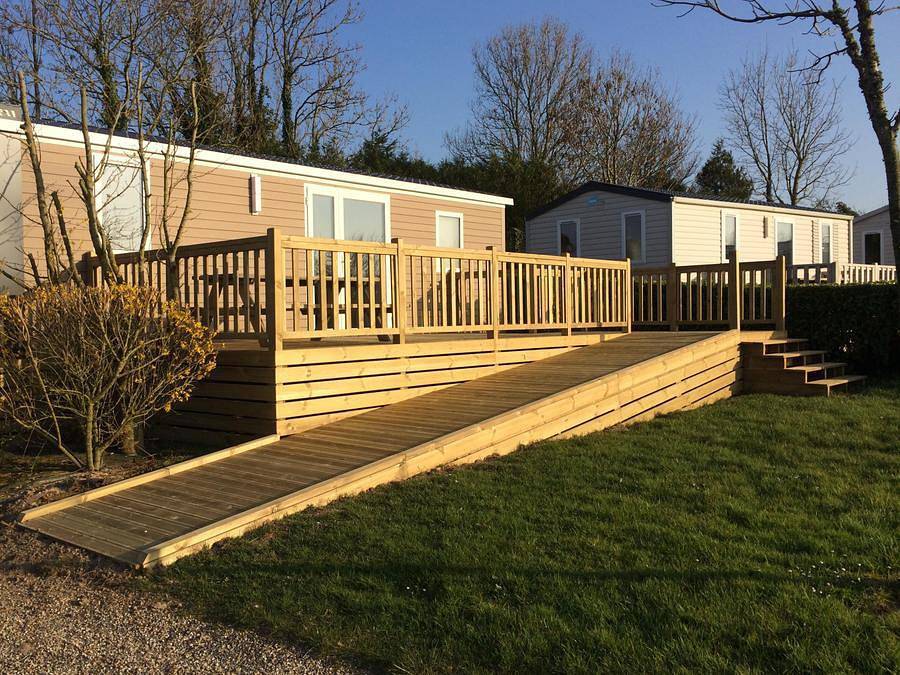 Camping L' Aiguille Creuse - Mobilheim 4 personen - Life Sunêlia Confort 2 Zimmer - zugänglich für Personen mit eingeschränkter Mobilität in Les Loges, Le Havre und Umgebung