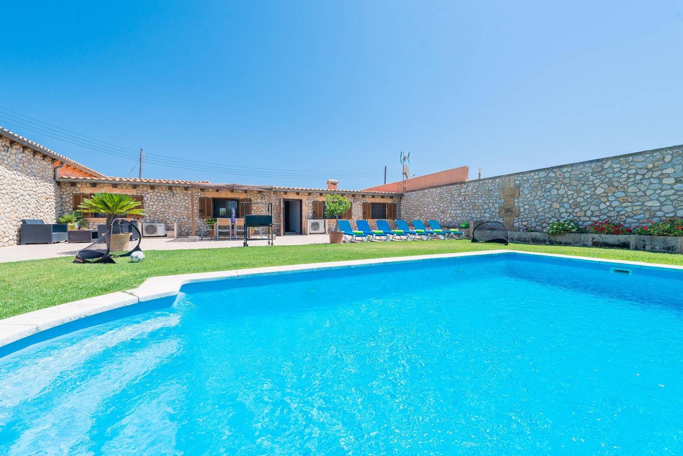 Sestados - Ferienhaus mit privaten Pool in sa Pobla. Wifi gratis in Sa Pobla, Mallorca Norden