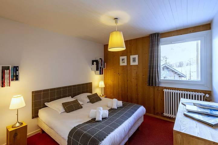 Appartamento intero, 3 camere trattati e di sole in residenza calma, bella vista sulle montagne in Val-d'Isère, Massiccio del Ruitor