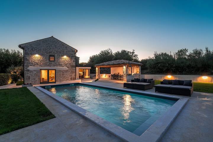 Finca am Strand für 8 Personen, mit Pool und Terrasse sowie Garten, mit Haustier in Kroatien - 4