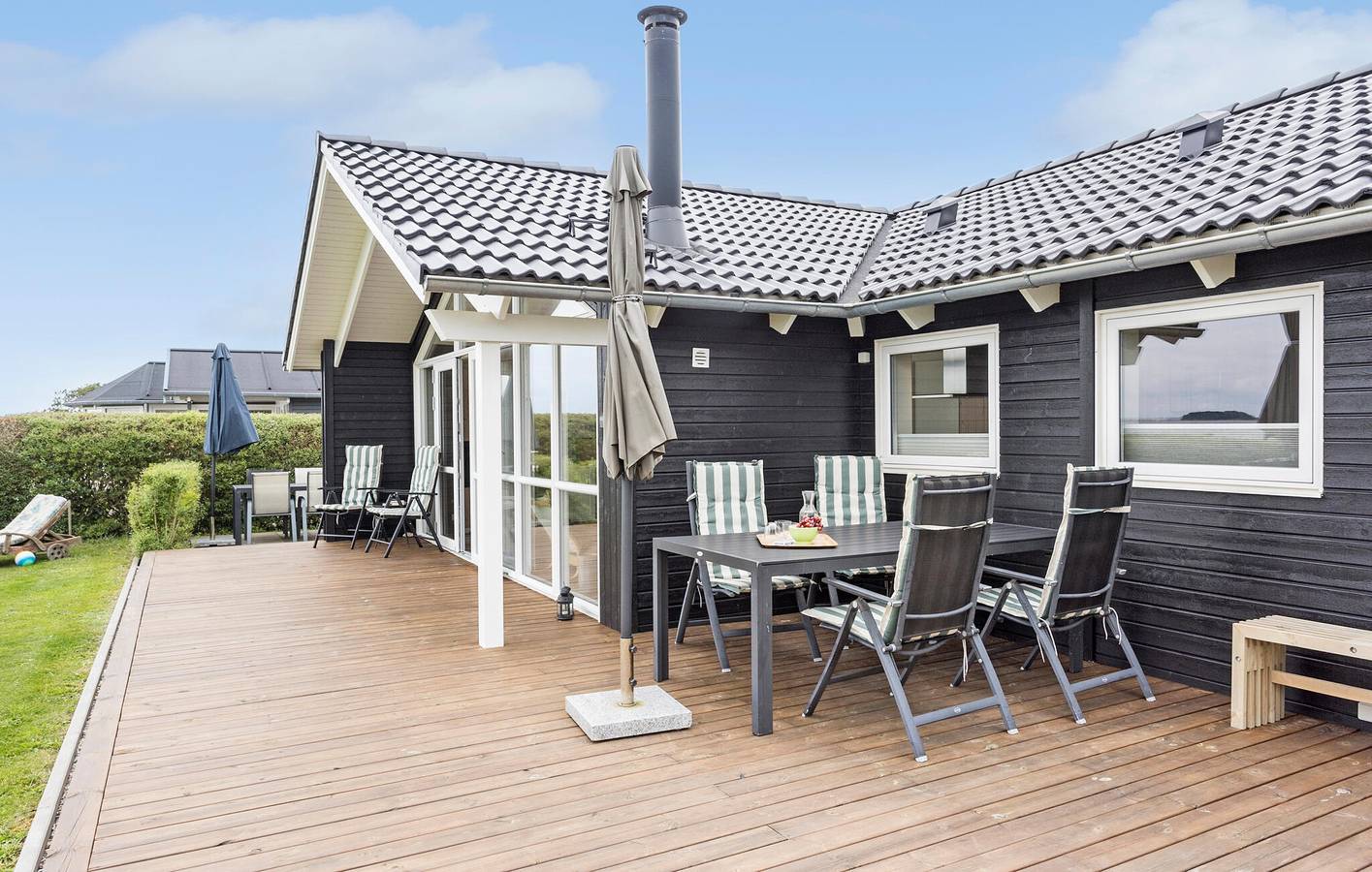 Ferienhaus für 7 Personen mit Terrasse in Hesseløje, Fåborg
