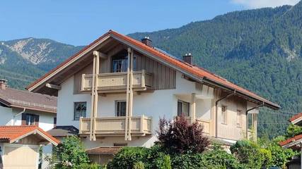 Ferienhaus für 9 Personen, mit Terrasse und Garten in der Zugspitzregion