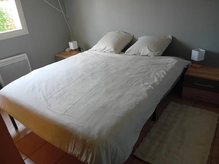 Appartement de vacances pour 3 personnes, avec Terrasse ainsi que Jardin et Vue