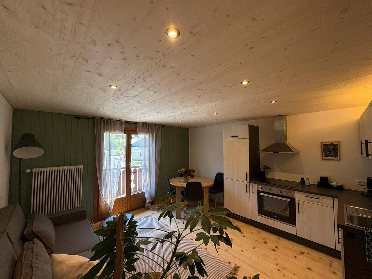 Hel leilighet, Apartment “Wälderblick” with Mountain View, Shared Terrace and Wi-Fi in Au, Bregenzerwald