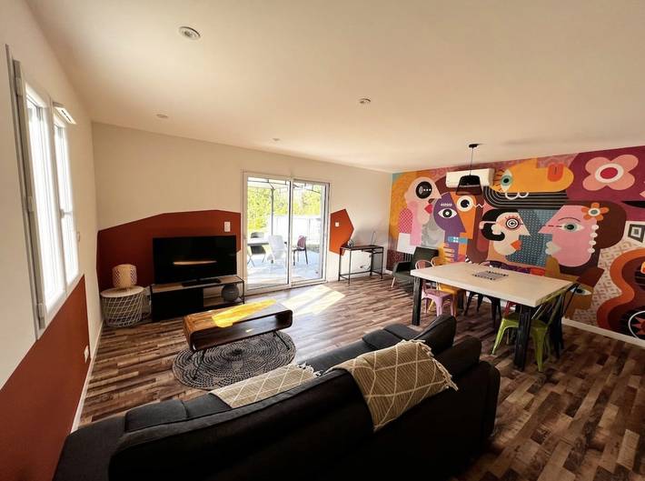 Villa pour 6 personnes, avec piscine ainsi que jardin et terrasse en Ardèche - 2