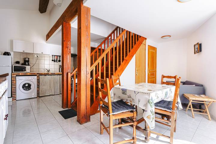 Casa de vacaciones 'L' Oléronaise' con terraza privada y jardín privado in Romegoux, Saintes region