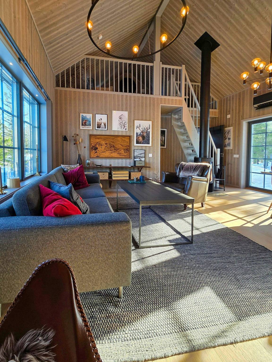 Moderne Berghütte mit Sauna in der Nähe von Klövsjö in Vemdalen, Jämtland