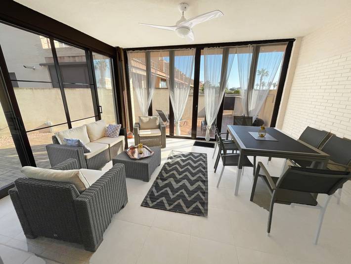 Location de vacances pour 9 personnes, avec jardin ainsi que piscine et terrasse, adapté aux familles à L'Ampolla - 3