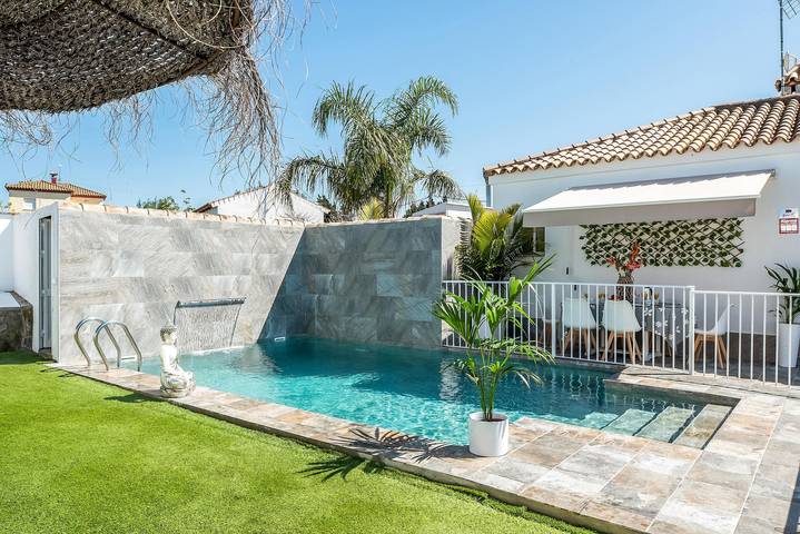 Maison de vacances pour 6 personnes, avec Jacuzzi et Jardin à Vejer de la Frontera