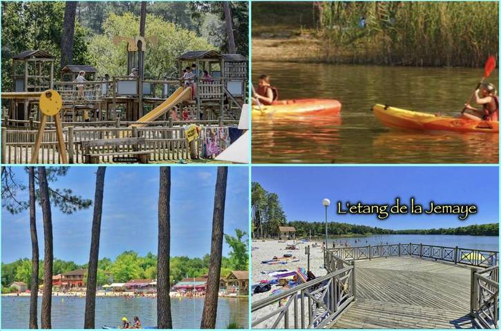 Maison de campagne pour 5 personnes, avec terrasse et vue sur le lac ainsi que jardin et vue à La Jemaye