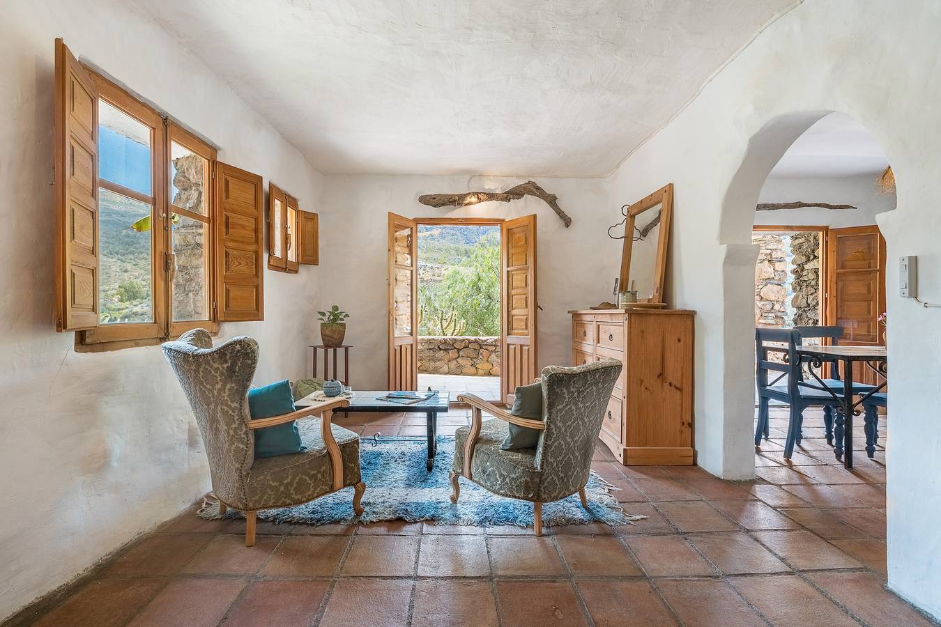 Studio entier, Studio 'Lucía' avec vue sur la montagne, terrasse privée et Wi-Fi in Torvizcón, Province de Grenade